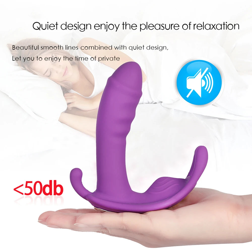 Butterfly Wearable Dildo Vibrator with Wireless Remote Control
