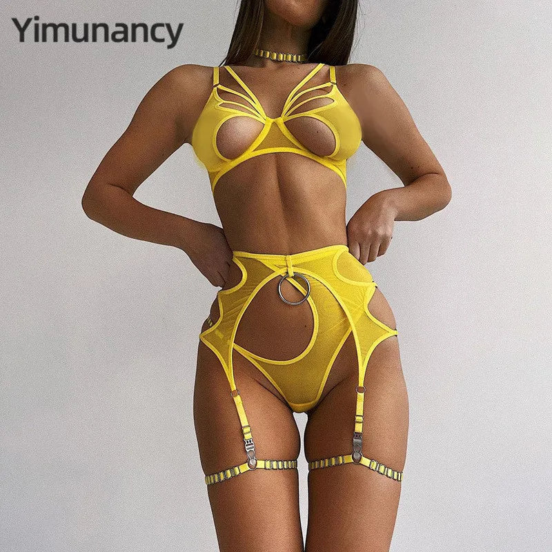 Mesh Exotic Girl Lingerie Set