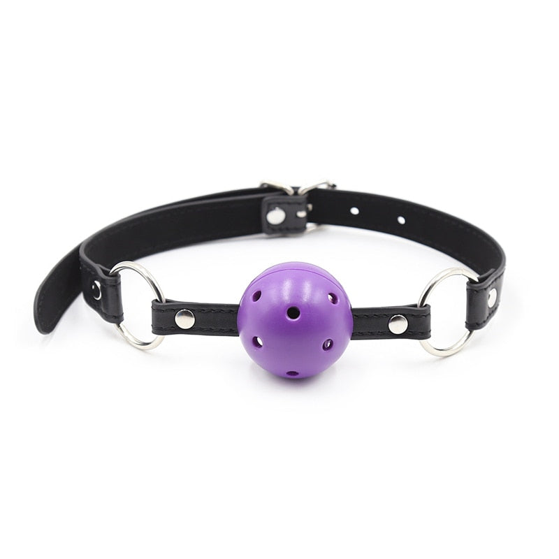 Bondage Harness Ball Open Mouth Gag