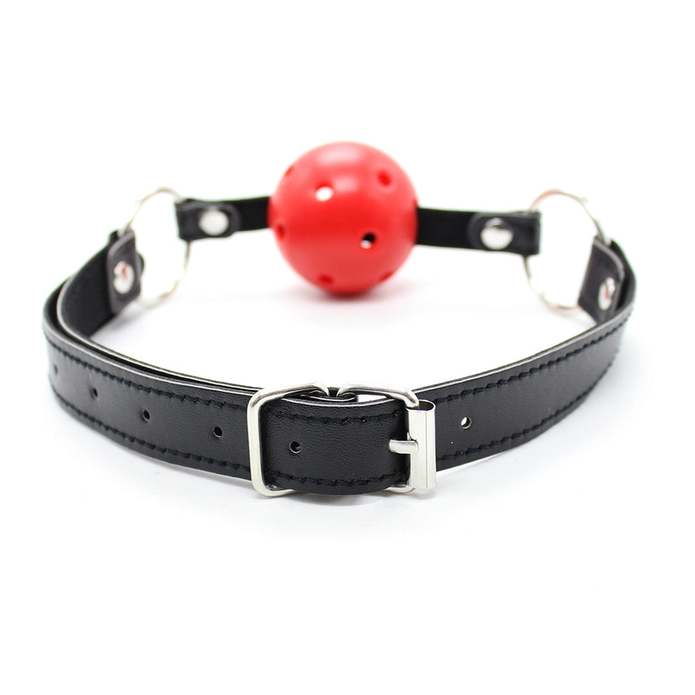 Bondage Harness Ball Open Mouth Gag