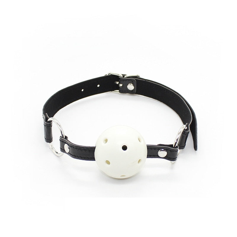 Bondage Harness Ball Open Mouth Gag