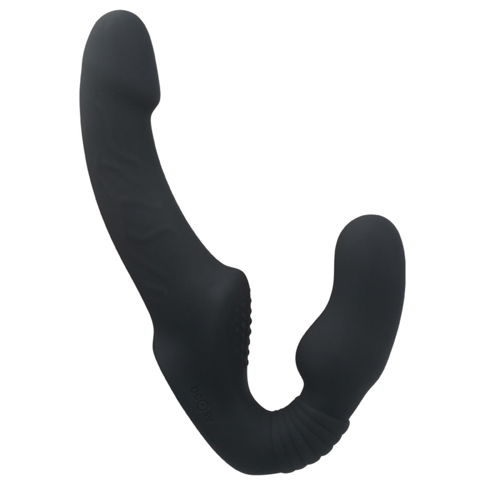 10 Speeds Strapless Strapon Dildo Vibrator