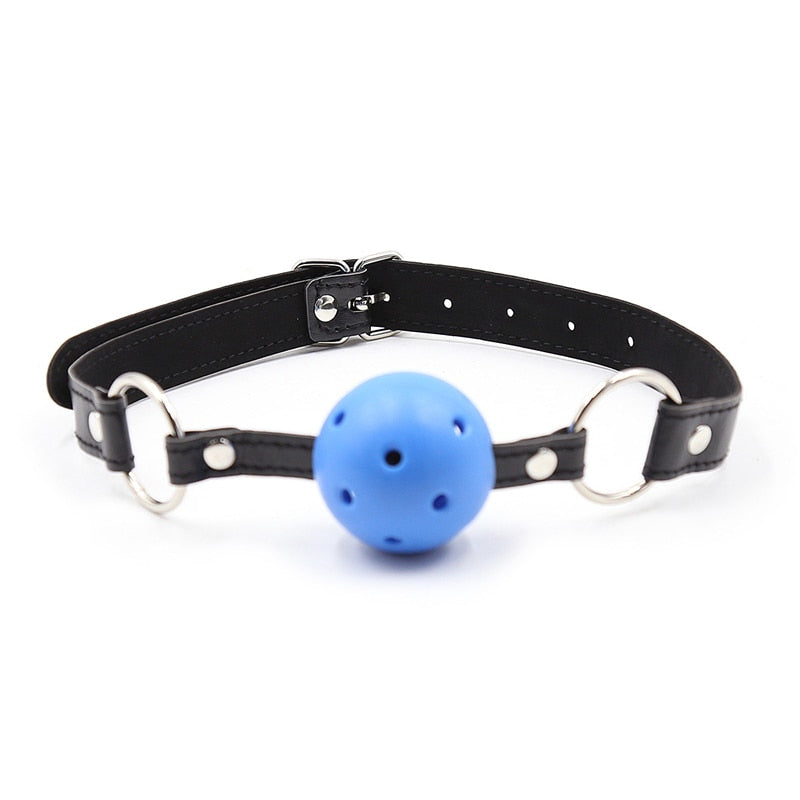 Bondage Harness Ball Open Mouth Gag
