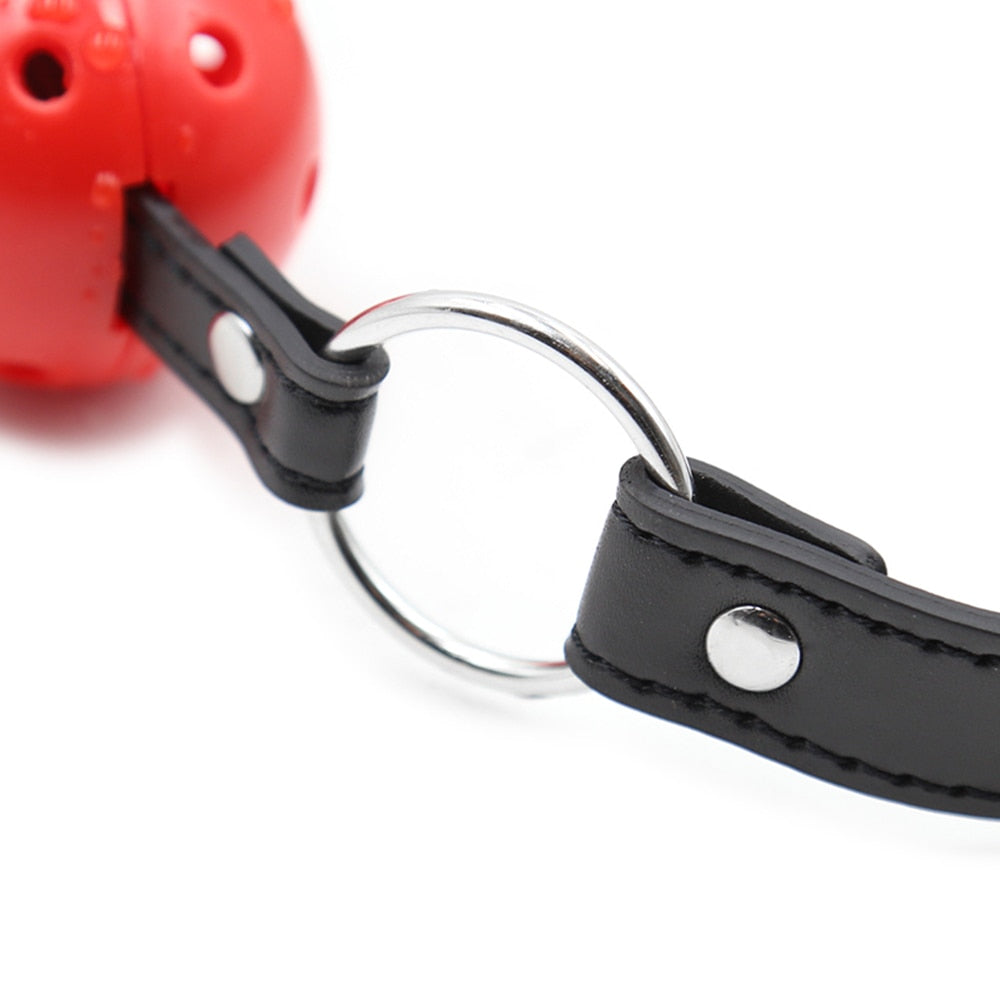 Bondage Harness Ball Open Mouth Gag