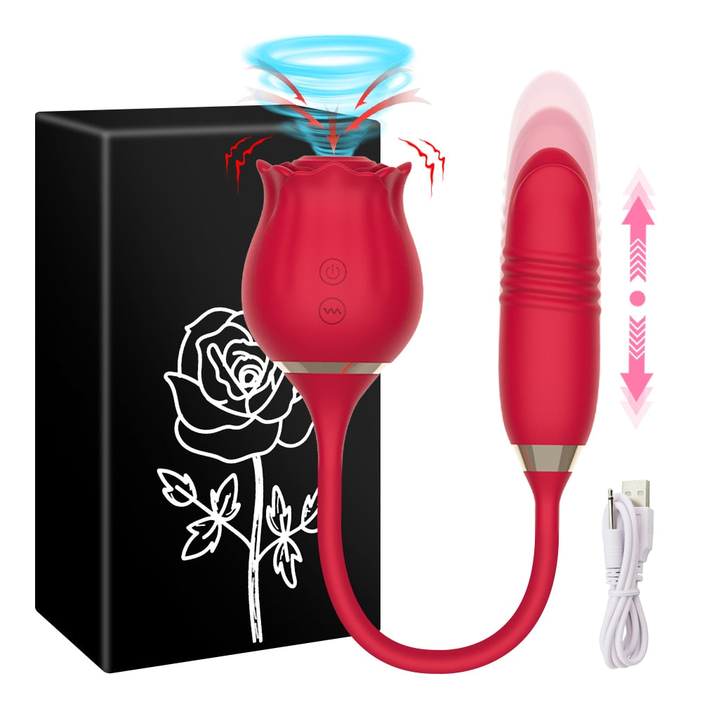 Rose Sucking Vibrator