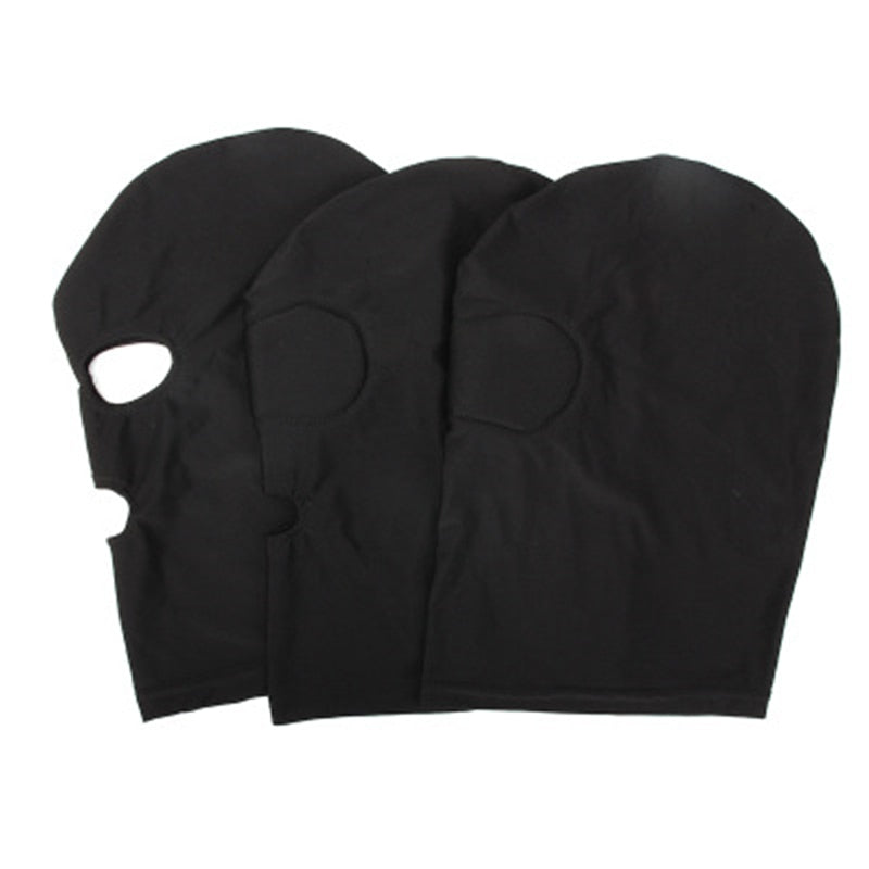 Open Mouth Hood Slave Erotic Mask Hood