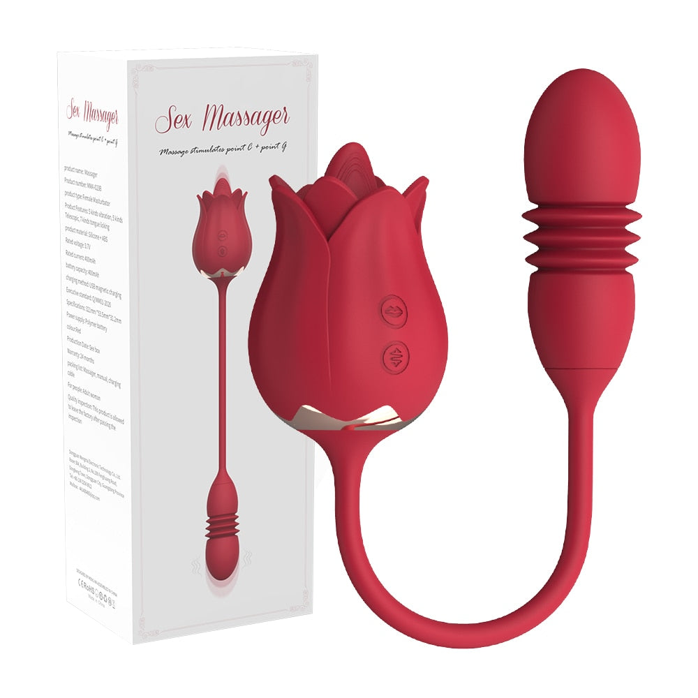 Rose Sucking Vibrator