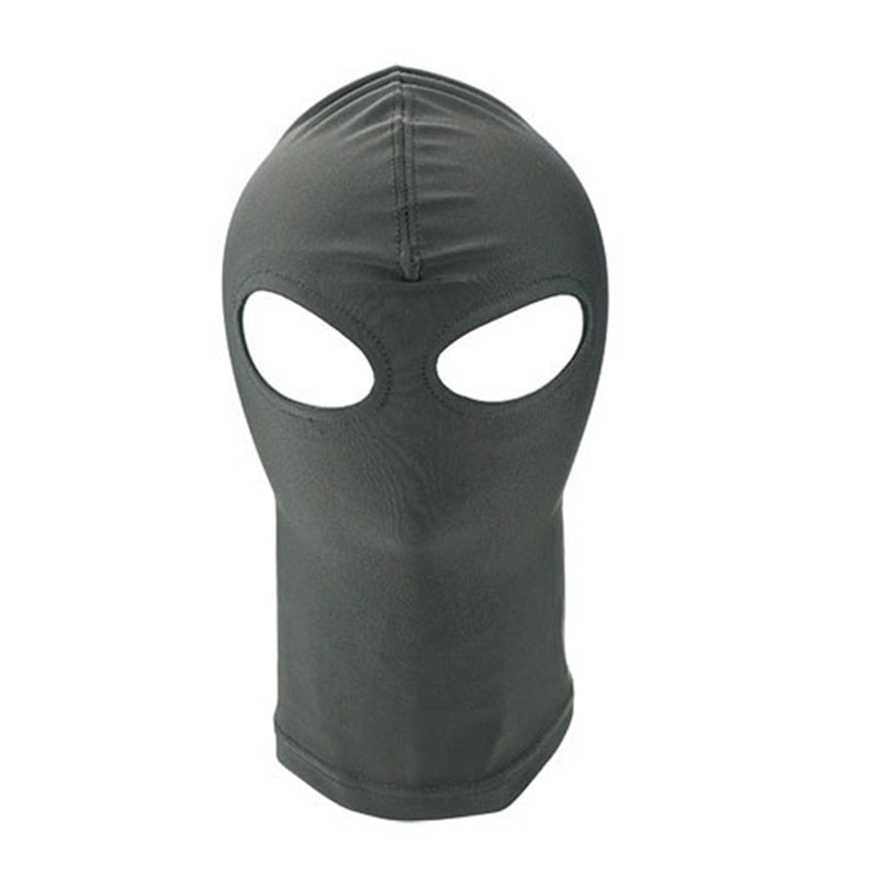 Open Mouth Hood Slave Erotic Mask Hood