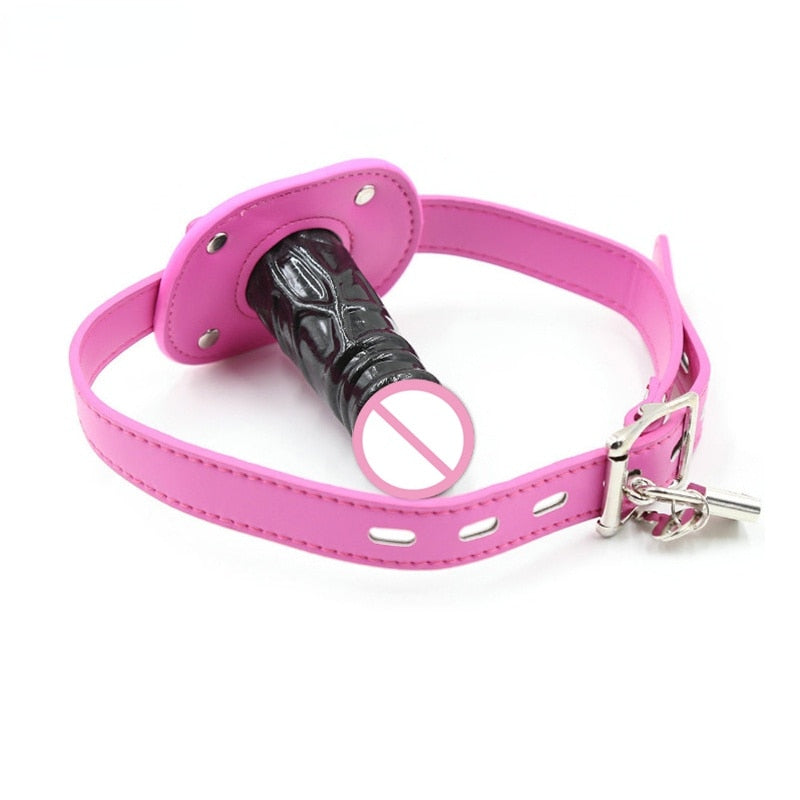 Open Mouth Gag with Locking Buckles