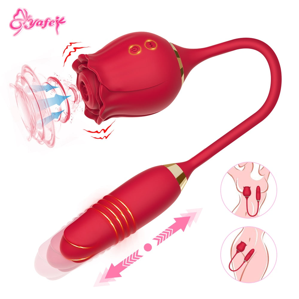 Rose Sucking Vibrator