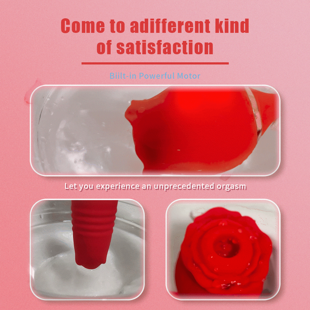 Rose Sucking Vibrator