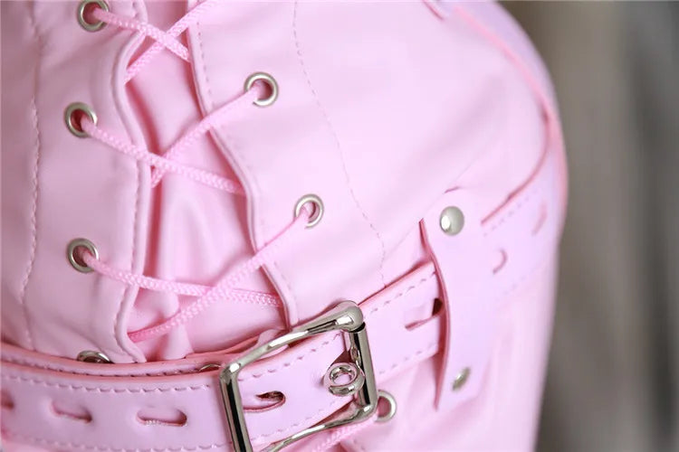 Pink Erotic Dog Head Bondage Restraint