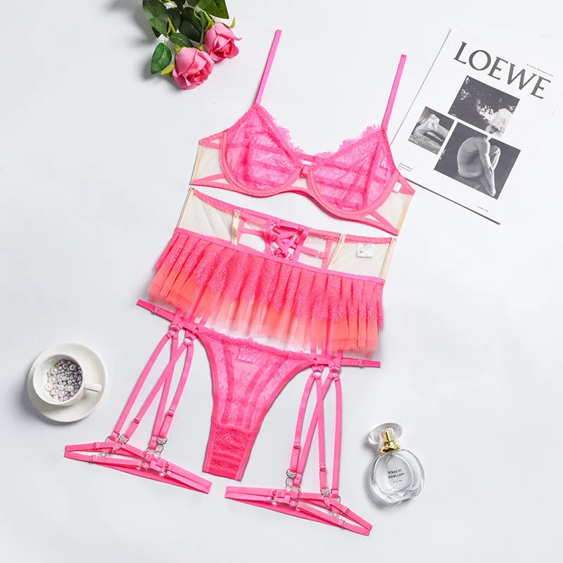 Rave & Ruffle Lingerie Set