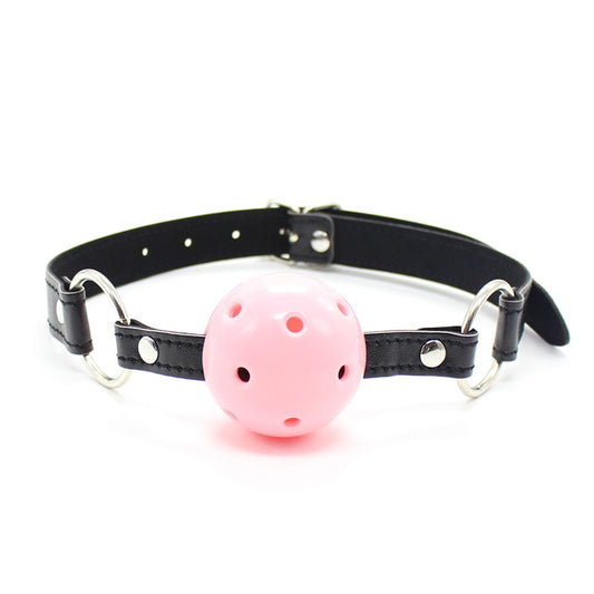 Bondage Harness Ball Open Mouth Gag