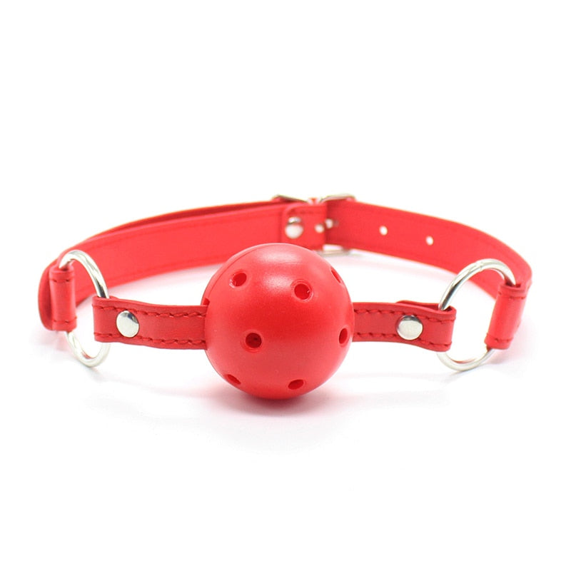 Bondage Harness Ball Open Mouth Gag