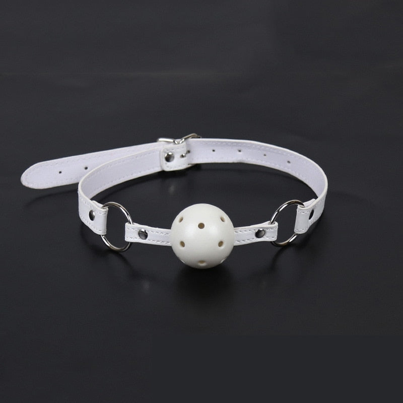 Bondage Harness Ball Open Mouth Gag