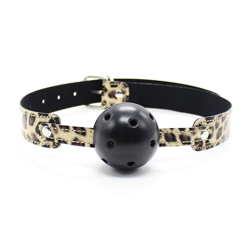 Bondage Harness Ball Open Mouth Gag