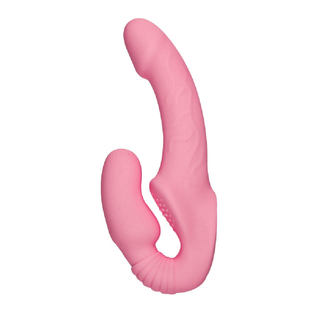 10 Speeds Strapless Strapon Dildo Vibrator