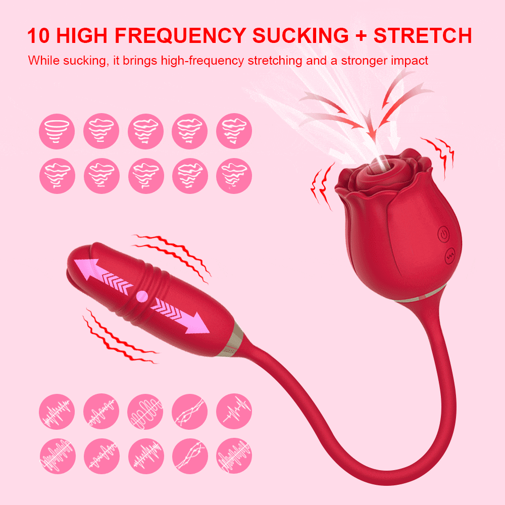 Rose Sucking Vibrator
